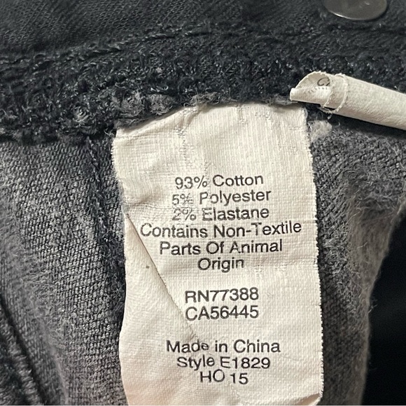 Madewell Tall 9" High-Rise Skinny Jeans in Black Frost Size 26 - Picture 4 of 10